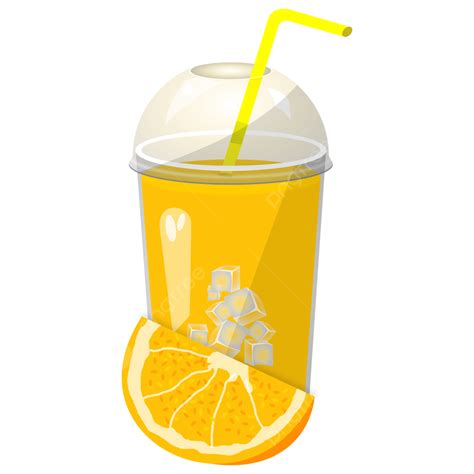 Fresh Orange Juice With A Straw Orange Juice Juice Cups Juice Png