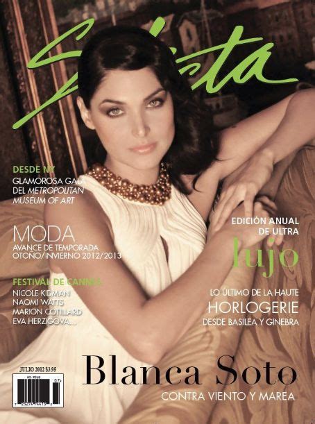 Blanca Soto Selecta Magazine July 2012 Cover Photo United States