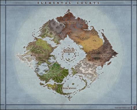 Planeworld Map Elemental Courts By Levodoom Fantasy Map Making