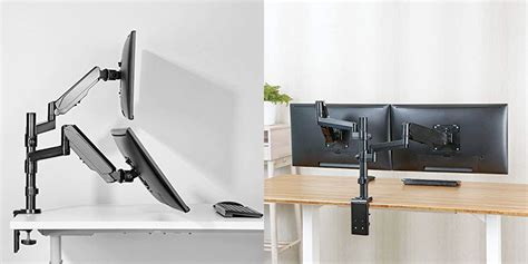 This Dual Arm Monitor Stand Holds Up To Two 32 Inch Displays For 4950
