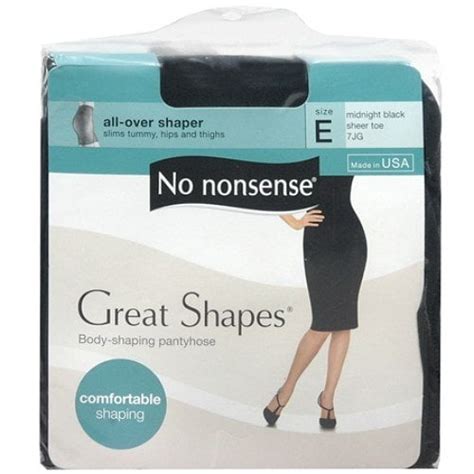 No Nonsense Great Shapes All Over Shaper Sheer Toe Body Shaping