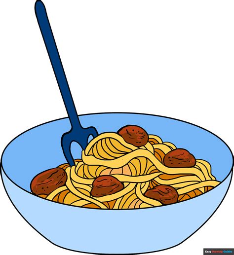 How To Draw Spaghetti Really Easy Drawing Tutorial