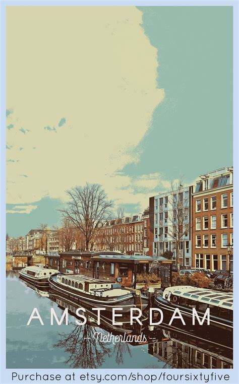 Amsterdam Poster In 2020 Netherlands Travel Netherlands Amsterdam Hotel