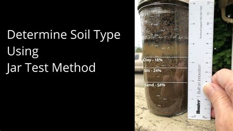 How To Determine Soil Type Using Jar Test Method Youtube