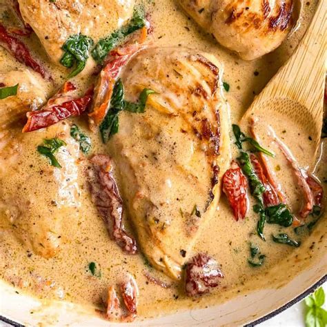 Creamy Tuscan Chicken Recipe Savory Nothings