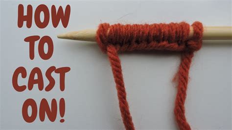 How To Cast On Knitting For Beginners Youtube