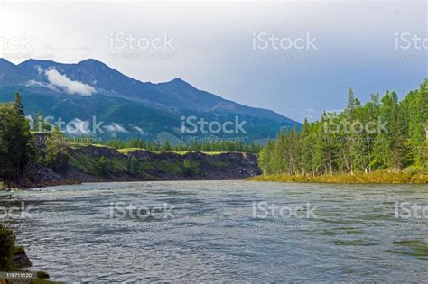 High Steep Riverbanks Siberia Stock Photo Download Image Now At The