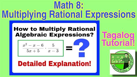 Multiplying Rational Algebraic Expressions