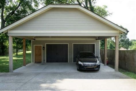 Detached Garage With Front Carport Building A Carport Carport