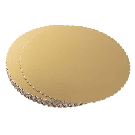 Round Cake Boards 12 Pack Cardboard Scalloped Cake Circle Base 12