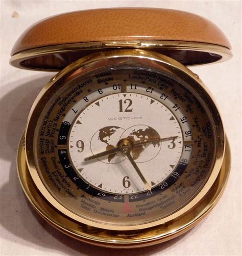 Travel Clock Westclox World Time Travel Clock 44115