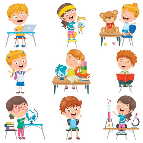 School Activities Cartoon