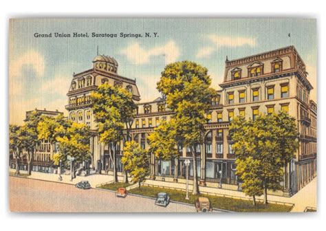 Saratoga Springs New York Grand Union Hotel Postales Vintage 🗺 📷 🎠