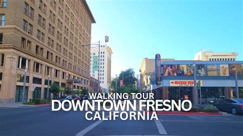 Exploring Downtown Fresno California Usa Walking Tour Youtube