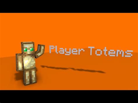 Player Totems Custom Totems Minecraft Texture Pack