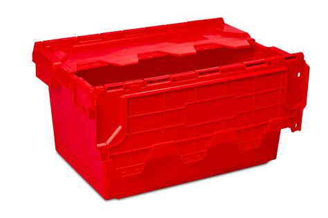 5x New 80 Litre Red Not Recycled Plastic Storage Boxes Crates Totes