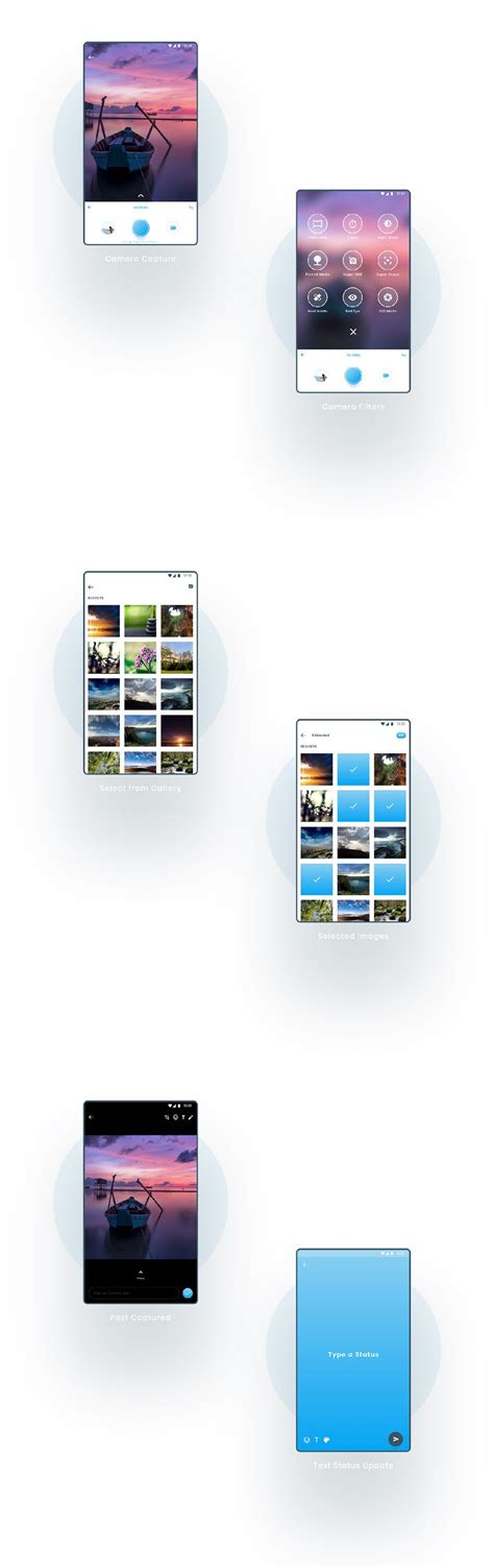 WhatsApp Mobile Screens Made With Adobe XD Adobe Xd Ui Kit Screens