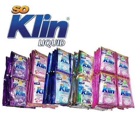 Jual Soklin Liquid Detergent Jumbo 14 Sahet 45 Ml Shopee Indonesia