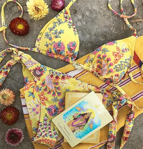 Yellow Bikini Set 2018 Women Swimwear Bandage Swimsuit Floral Print Bikinis Maillot De Bain Feme