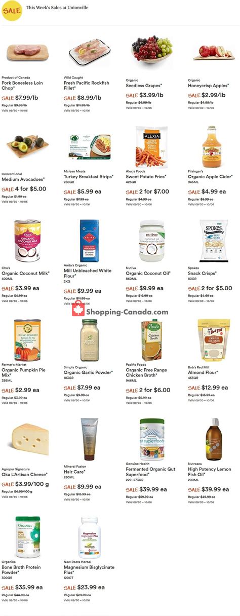 Mix, divide, shape, proof, and bake bread and other bakery products. Whole Foods Market Canada, flyer - (Special Offer - North ...