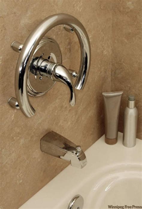 Bathtub rails will camp on the edge of the bathtub and later tightened securely to assist your loved this bathtub safety bar has been made to give a stable and safe surface where people can hold onto. Grab bars deliver elegance, safety to bathrooms - Winnipeg ...