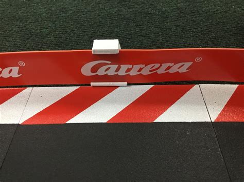 Custom 3d Printed Guardrail Clips For Carrera Slot Car Tracks