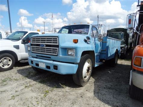 1993 Ford F700 Crane Truck Cummins Inline 6 Cyliner 22300 For Sale