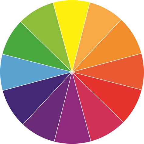 Colour Wheel Color Wheel Color Pie Chart