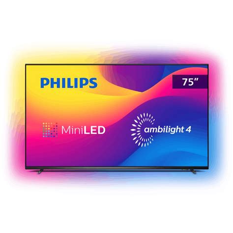 Smart Tv Philips 75 Mini Led 4k 120 Hz Android Tv Ambilight 4