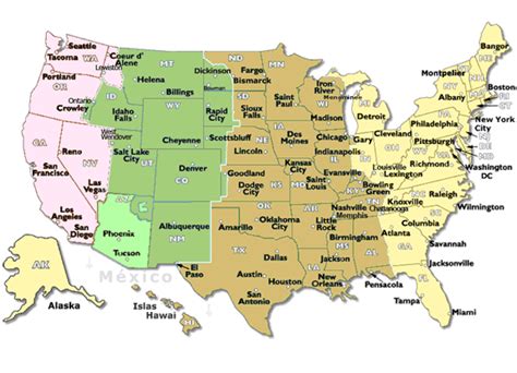 Usa And Europe Time Zones Map Live Current Local Time With Time Zone