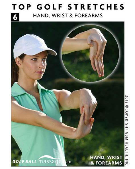 Top Golf Stretches 6 Hand Wrist And Forearms Golf Basics Golf