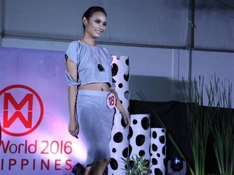 Ivanna Kamil Suficiencia Pacis Contestant Miss World Philippines 2016