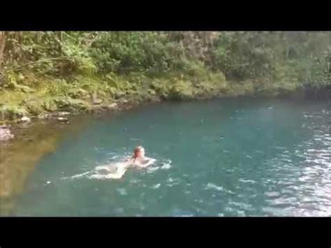 Swimming In The Waterfall Youtube