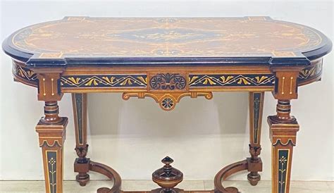 America Victorian Herter Bros Style Center Table Late 19th Century