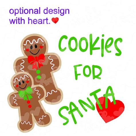 Cookies for Santa SVG plus 2 other svgs | Etsy | Silhouette christmas