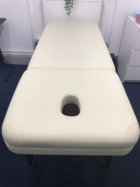 Professional Massage Table In New Condition Cream Colour Fixed Type In Dunfermline Fife