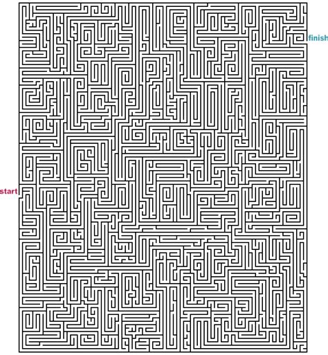 Mazes To Print Mega Rectangle Mazes