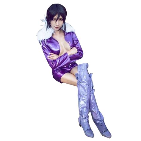 2017 The Seven Deadly Sins Merlin Cosplay Costume Pu Leather Custom