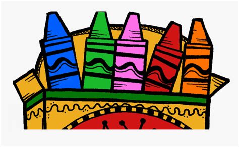 Red Crayon Clip Art Box Of Crayons Clipart Hd Png Download