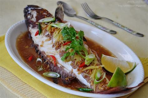 Ikan siakap stim asam boi. Masak Ikan Kerapu Kukus Asam Boi, Nampak Susah, Rupanya ...