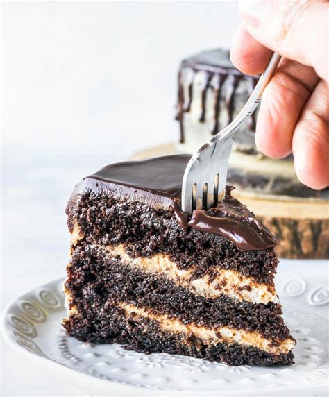 Chocolate Peanut Butter Layer Cake Recipe The Feedfeed