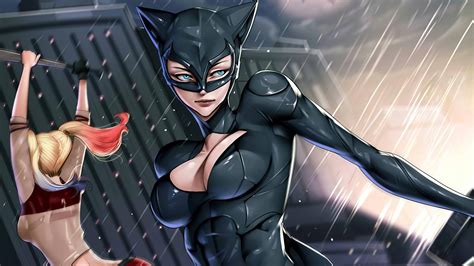 X Catwoman And Harley Quinn K K Hd K Wallpapers Images