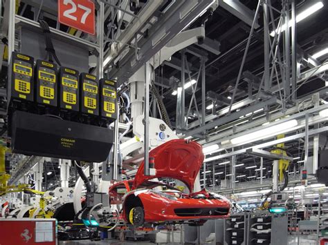 Ferrari Factory Tour Assembly Line
