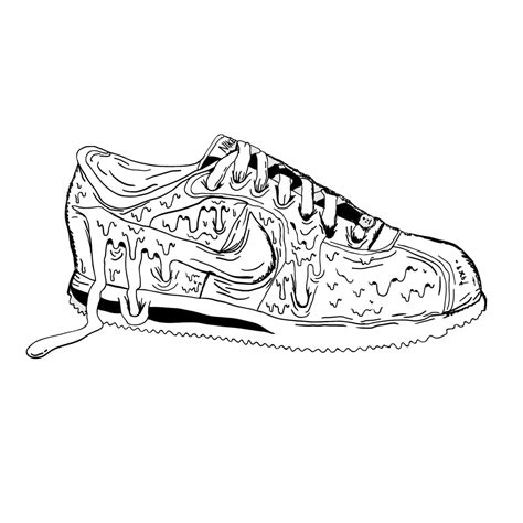 Nike Shoes Coloring Pages