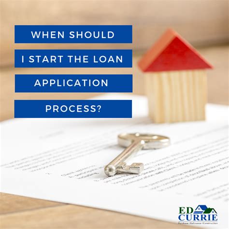 When You Start The Loan Application Process Depends On Your Individual