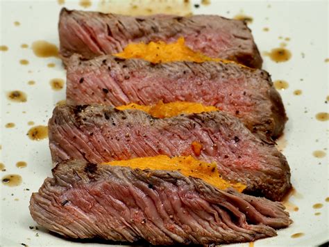 Sprinkle with coarse salt and pepper. Beef Tenderloin Filet Mignon (or Tips) with Port Wine Black Licorice Jus and Sweet Potato Purée ...