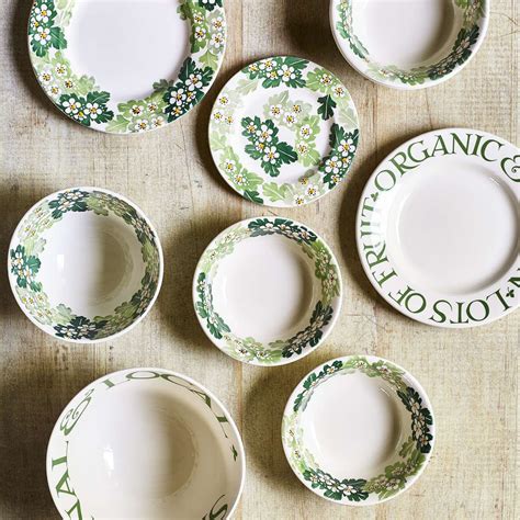 Hawthorn And Organic And Green Patterned Dishes Emma Bridgewater