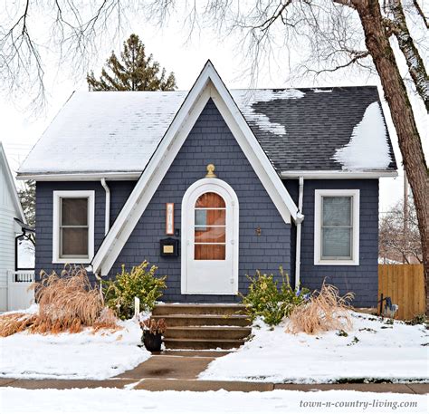 Beautiful Blue And Gray Custom Homes In The Snow Town And Country Living