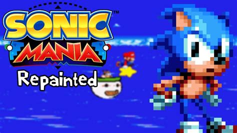 Sonic Mania Mods Sonic Mania Repainted 1080p60fps Youtube