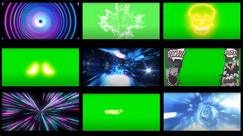 Free To Use Green Screen Effects For Montages 40 Effects And